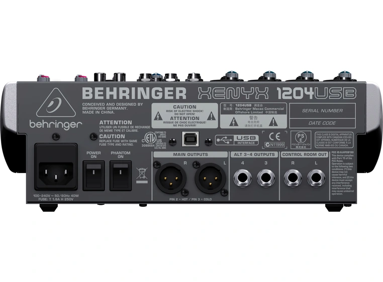 Behringer XENYX 1204USB 